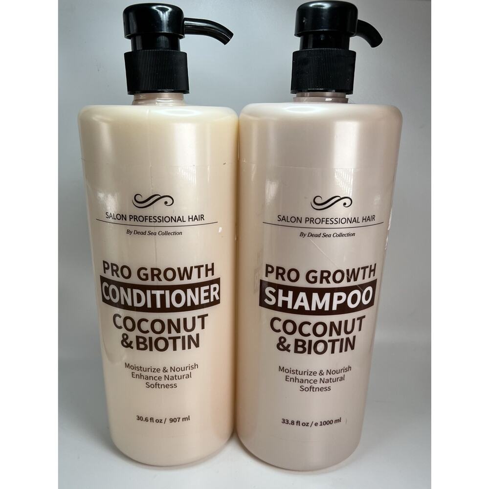Dead Sea Collection Salon Professional Hair Pro Growth Shampoo Conditioner Set